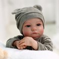 thumbnail image 4 of RSG 20 inch Reborn Baby Dolls Newborn Baby Dolls Full Body Cloth Real Life Baby Dolls with Toy Accessories, 4 of 8