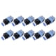 thumbnail image 1 of 10 piezas BEM38-11D Interruptor de botón de cabeza plana de reinicio automático 1 interruptor de botón de encendido 1 apagado 22 mm (luz azul) VoborMX herramienta, 1 of 8