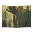 thumbnail image 5 of Orinice Bear Forest Sky Tapestry Wall Hanging Unique Style Graphic Tapestries for Home Wall Decor 50x40inch, 5 of 6