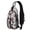 Teen Men Sport, variant on Chic Artistic Sling Bag for Women and Men, Rainbow Abstract Crossbody Backpack with Anti-theft Design and Multiple Compartments for Everyday Travel
