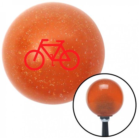 American Shifter Red Bicycle Orange Metal Flake Shift Knob with M16 x 1.5 Insert Shifter Auto Manual