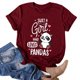 thumbnail image 2 of Camiseta estampada de manga corta con estampado de animales para mujer, cuello redondo, informal, suelta, blusas, camisas, túnicas Pompotops hkajfhjk462464, 2 of 5