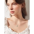 thumbnail image 3 of I Love You Necklace 100 Languages Projection Necklace 925 Sterling Silver Sunflower Pendant Necklace Jewelry Romantic Mothers Birthday Christmas Gifts for Friend Women, 3 of 10
