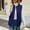 #025-Blue, variant on Women's Quilted Vest, Stand Collar Lightweight Zip Padded Gilet