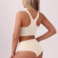 thumbnail image 4 of Bixock Wireless Bra for Women No Underwire Plus Size Tank Bra Front Closure Fixed Cups Lift Support Breathable Abjustable Everyday Casual Women Under Wear, 4 of 7