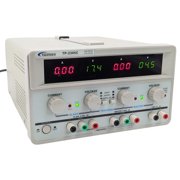 Triple Output Power Supply, Two 0-30V @ 0-5A, One Fixed 5V @ 3A, Quad LED Displays - Model TP-2305C