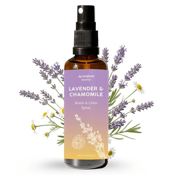 Aromafume Lavender & Chamomile Room, Linen & Pillow Spray, Essential Oil Mist, 100ml