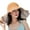 F, variant on Wide Brimmed Sun Protection Hat - Summer Travel Accessory with Foldable & Stylish Design for Women