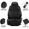 thumbnail image 3 of Car Seat Protector for Child Baby Car Seat,2 Packs 600D Waterproof Car Seat Cover with Thick Padding, Non-Slip Backing and 2 Mesh Storage Pockets (Black), 3 of 6