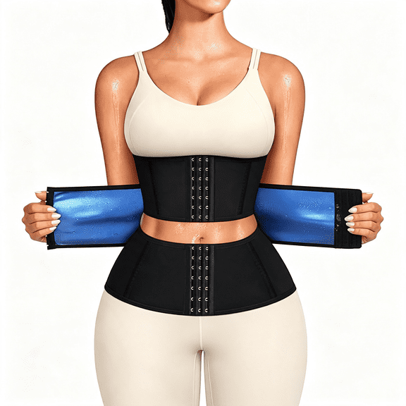 DUPAI Waist Trainer for Women Shapewear Tummy Control Waist Cincher,Effective Sweat Waist Trainer for Women