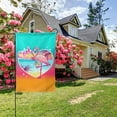 thumbnail image 5 of Flamingo Garden Flag 12.5x18 Inch Double Sided Decorations Outdoor Yard Flags For Outside Lawn Porch Garden Decor, 5 of 5