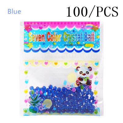 Bolas de hidrogel de cristal para el suelo, 100/500 unids/bolsa, decoración de flores, bolas de agua de polímero para cultivo, decoración del hogar