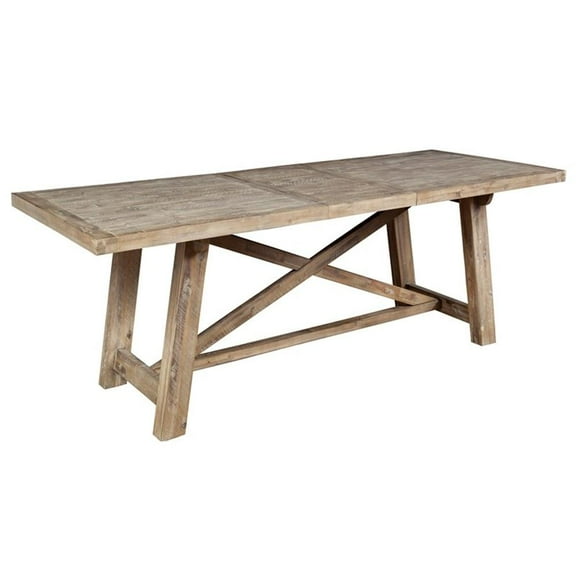 Pemberly Row Extension Dining Table in Weathered Natural (Brown)