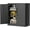 Black, variant on Metal Cabinet, 36" Locking Storage File Cabinet with Doors and Shelves for Office,Home,Gym,School,Kitchen(Black)