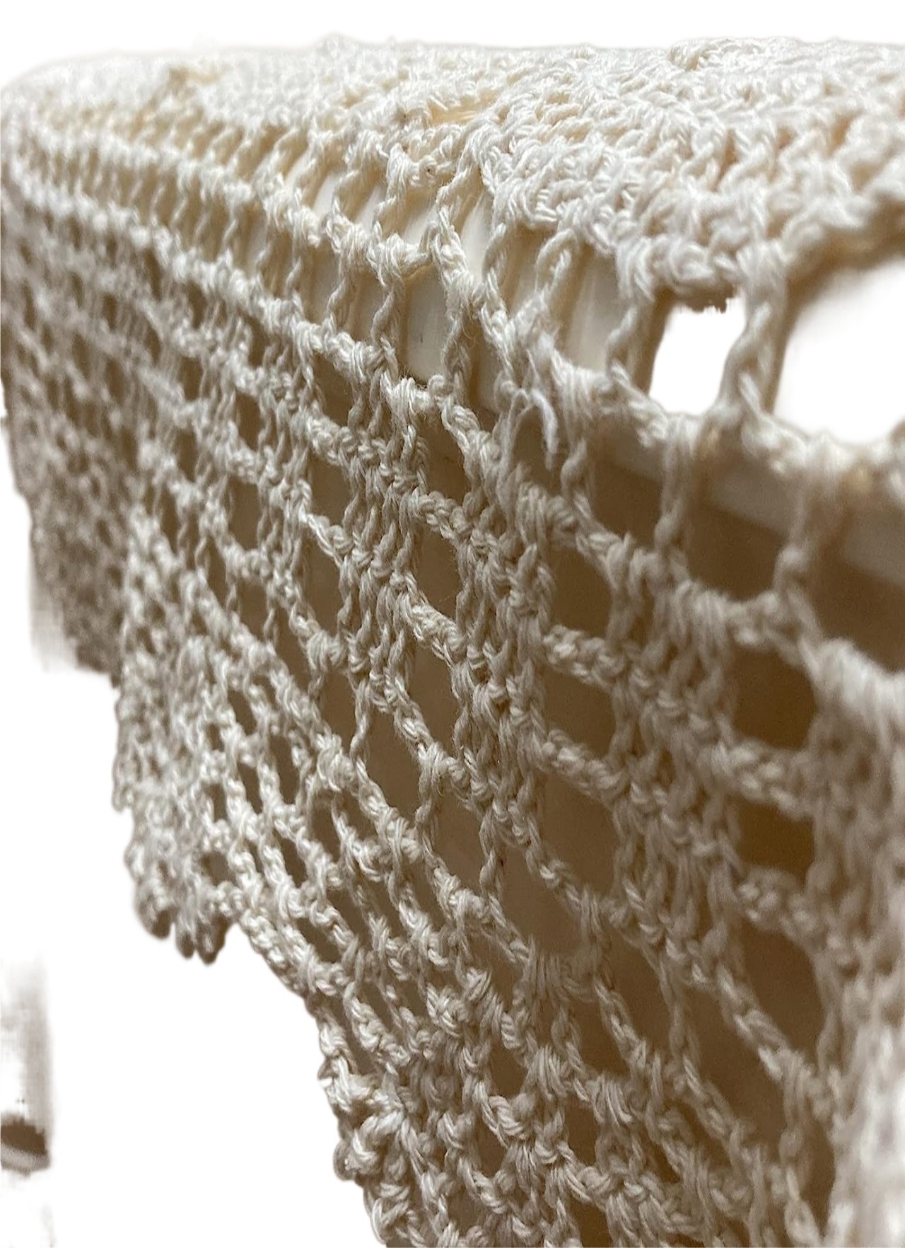 Rectangular Cotton Handwork Crochet Lace Table Runner Cloth Doilies, Table Centerpieces for Dining Room