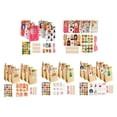thumbnail image 3 of Billuyoard 24 juegos se pueden combinar libremente con bolsas de embalaje navideñas con etiquetas colgantes, bolsa de regalo de Navidad, papel Kits de decoración para fiestas MC6-6, 3 of 6