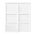 thumbnail image 3 of 72" x 80" 3 Lite Height Pantry or Closet Sliding Doors with Hardware Kit Finished, No assembled request, 3 of 6