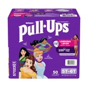 Pull-Ups Girls' Potty Training Pants, 5T-6T (46-60 lbs), 50 Count (Select for More)