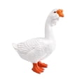 thumbnail image 3 of Figura de animal de granja de juguete de simulación para regalo, escritorio o recuerdo de fiesta. Ganso blanco, 3 of 9