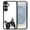 Black White Tuxedo Cat, variant on WIRESTER Shockproof Soft Rubber Cover Case for Samsung Galaxy S25 6.2" 2025, Animal White Silver Point Ragdoll Cat