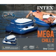 Intex Inflatable Mega Chill II 72 Can Beverage Cooler Float With Lid | 58821EP
