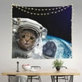 thumbnail image 3 of Daiia Cat Astronaut Pattern Tapestry 60x51 Inches Wall Hanging Tapestry Artistic Wall Hanging Bedroom Wall Decor Living Room Tapestry Dorm Room Decor, 3 of 9