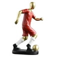 thumbnail image 5 of deevoka Football Player Statue Collectible Resin Figurine for Bookshelf Desk .5x4.2x13cm, 5 of 9