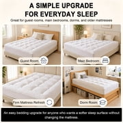 West Mattress Topper King Size,Premium Quilted 1000Gsm Extra Thick Mattress Topper,King Size Mattress Topper,King Mattress Topper,Mattress Topper King,Mattress Topper King Size Bed