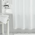 Mainstays Waffle Weave Textured Fabric Shower Curtain, 72" x 72", White