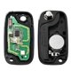 thumbnail image 5 of Car 2 Buttons Folding Flip Remote Key 433MHZ ID46 PCF7961 Chip for Renault Clio Twingo Kangoo Master, 5 of 5