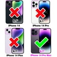 thumbnail image 4 of Furiet for iPhone 14 Pro Max 6.7 inch Floral Wallet Case & Flip Zipper Purse Wrist/Shoulder Strap Card Holder Stand Phone Cover for iPhone14promax 5G i Phone14Max Plus iPhone14 ProMax Women Purple, 4 of 8