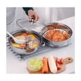 thumbnail image 2 of Olla De Acero Inoxidable, Vaporera De Cocina 2 Capas plata, 2 of 4
