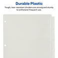 thumbnail image 6 of Avery Big Tab Insertable Plastic Dividers, 5-Tab Set, Clear (11835), 6 of 8