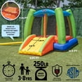 thumbnail image 4 of Sportspower Kids Inflatable Bounce House with Slide & Blower, Bouncy Castle Jumper for Backyard Outdoor Indoor Play, Toddler Bounce House Ages 3–8, 4 of 8