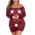 thumbnail image 5 of BJUTIR Womens Lingerie Sets Fashion Women Plus Size Underwear Lace Lingerie One-Piece Underwear Pajamas Set, 5 of 8