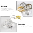 thumbnail image 2 of MasteelfCA 2PCS Nail Art Pen Brush Holder Classic Crown Pearl Manicure Pen Rack Decor, 2 of 8