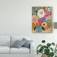 thumbnail image 3 of Trademark Fine Art Karen Fields Fresh Flowers In Vase Ii Canvas Wall Art - 14x19, 3 of 4