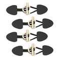 thumbnail image 1 of 4Pair Leather Sew-On Toggles with Resin Button Closures Sewing Accessories Black, 1 of 8