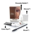 QUSENLON Eyebrow Dye Tint Kit Semi Permanent Eyebrow Tinting Kit