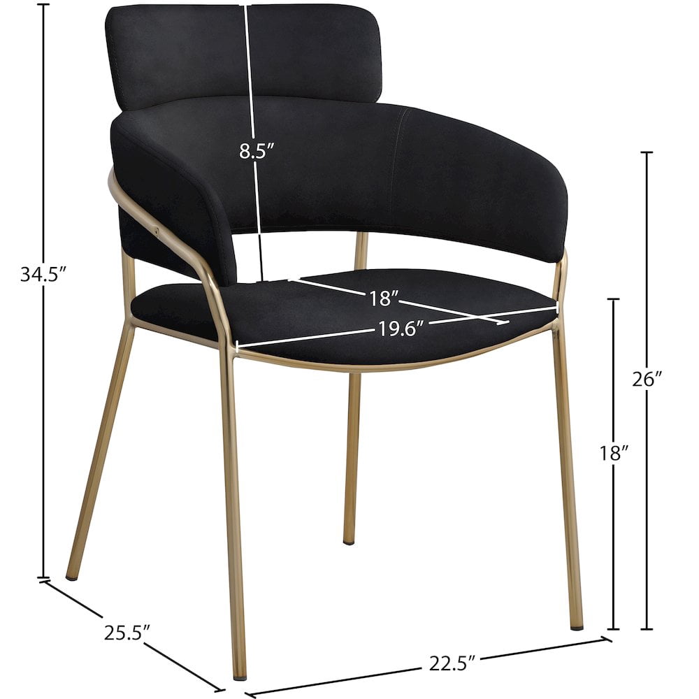 Meridian Furniture Yara Dining Chair - Thumbnail 5