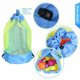 thumbnail image 4 of Bolsa de malla grande, almacenamiento de juguetes de playa, bolsa de malla plegable, mochila para nadar, viajes en la playa, juguetes no incluidos... brillar Electrónica, 4 of 5