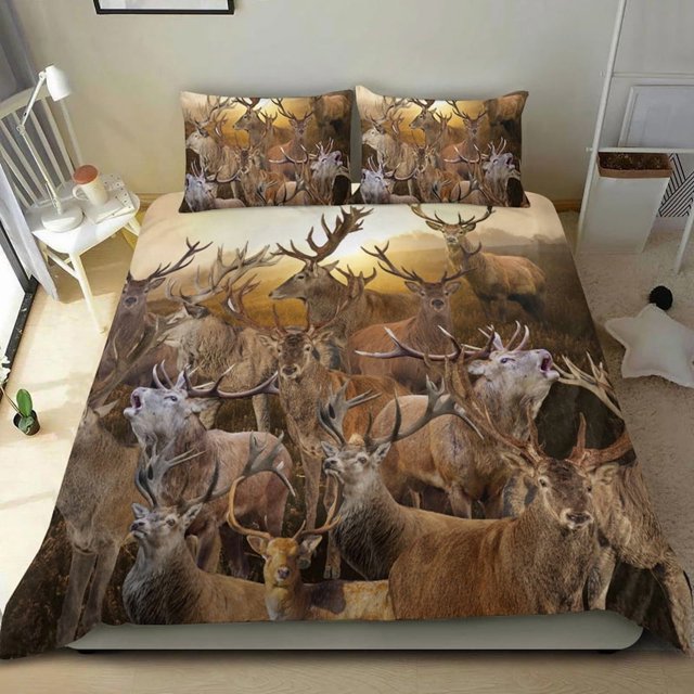 Deer Hunting - Like Hunting, Like Wild Life Bedding Set - LT2