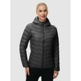thumbnail image 3 of TRYSIL Women's Puffer Jacket Hooded Warm Down Lightweight Full-Zip Packable Quilted Winter Outdoor Coat,Size(S-2XL), 3 of 9