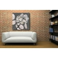 thumbnail image 5 of Epic Art 'Floral in Gray 1' by Stellar Design Studio, Acrylic Glass Wall Art, 36"x36", 5 of 7
