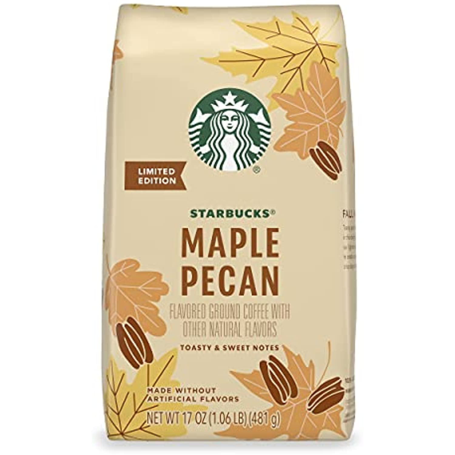 Flavored Ground Coffee — Light Roast Coffee — Maple Pecan — Fall Limited Edition — 1 Bag 17 Oz 5055