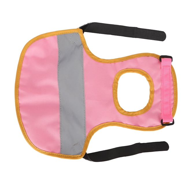 Chaleco de protección de plumas de pollo, chaleco reflectante de seguridad para pato, chaqueta, ropa de pollo, color rosa