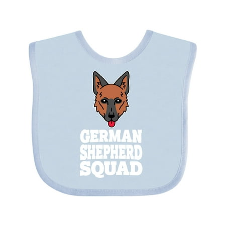 

Inktastic Dog German Shepherd Squad Gift Baby Boy or Baby Girl Bib