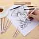 thumbnail image 4 of 13 Piezas de Tocón para Mezclar, Licuadoras de Arte con Esponjas para Mezclar, Bolígrafos y Sacapuntas de Papel de Lija, Palitos para Mezclar para Dibujar, 4 of 5
