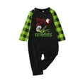 thumbnail image 2 of Onlypjs Family Christmas Pajamas Matching Greench Sets – Green Plaid Sleepwear for Women, Men and Couples, 2 of 3
