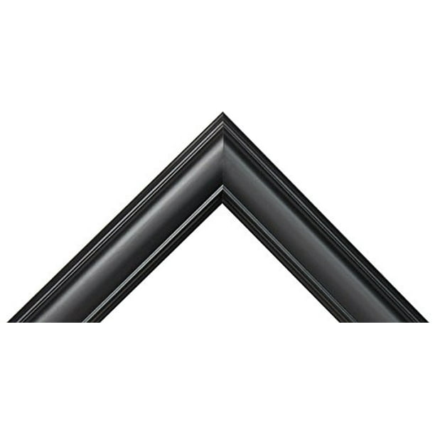 Satin Black Picture Frame, Great for 3/4" Canvas, (Different Sizes